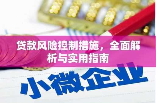 杨陵贷款风险控制措施，全面解析与实用指南