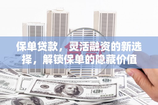 杨陵保单贷款，灵活融资的新选择，解锁保单的隐藏价值