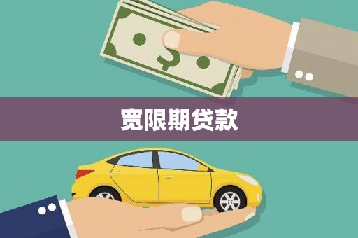 杨陵宽限期贷款