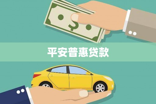 杨陵平安普惠贷款