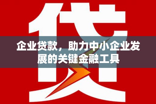 杨陵企业贷款，助力中小企业发展的关键金融工具