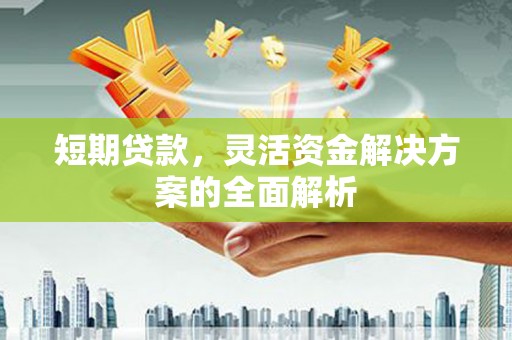 杨陵短期贷款，灵活资金解决方案的全面解析