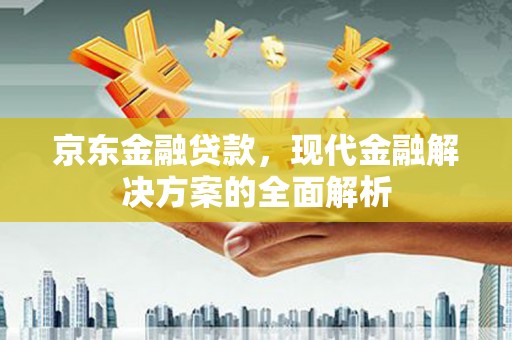 杨陵京东金融贷款，现代金融解决方案的全面解析