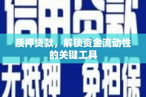 杨陵质押贷款，解锁资金流动性的关键工具