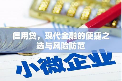 杨陵信用贷，现代金融的便捷之选与风险防范