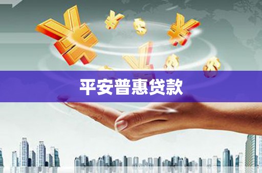 杨陵平安普惠贷款