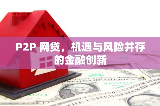 杨陵P2P 网贷，机遇与风险并存的金融创新