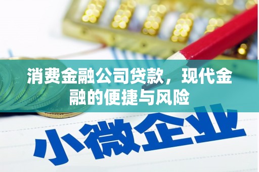 杨陵消费金融公司贷款，现代金融的便捷与风险
